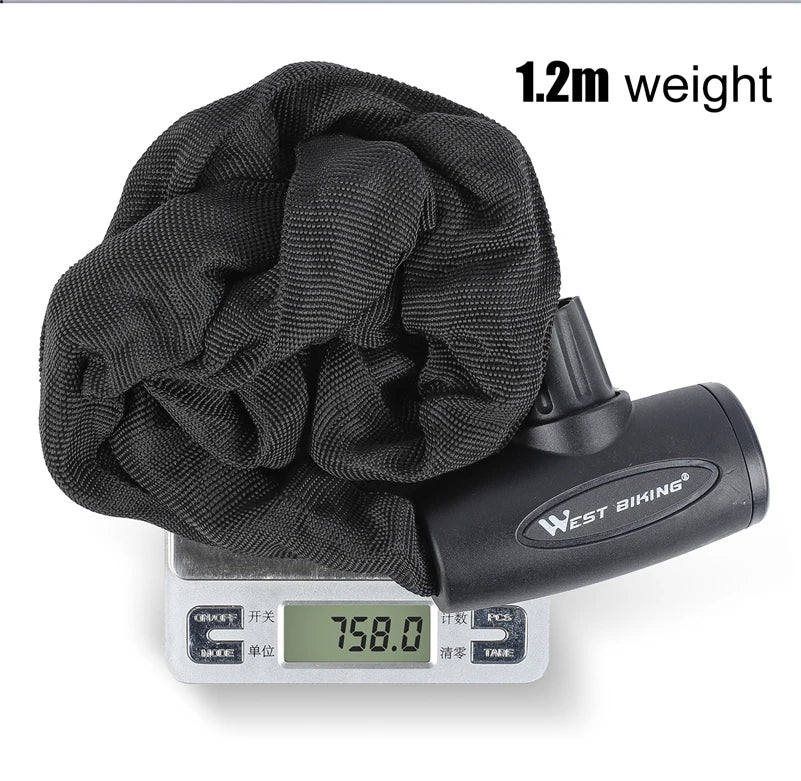 Comparatif des poids annoncés par le fournisseur pour trois longueurs : 0,6 m/410 g, 0,9 m/570 g, 1,2 m/750 g
