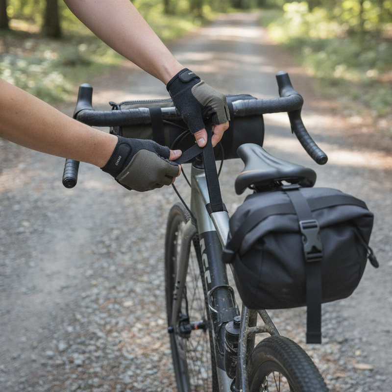 Bien fixer sa sacoche de vélo pour éviter le ballottement et les frottements