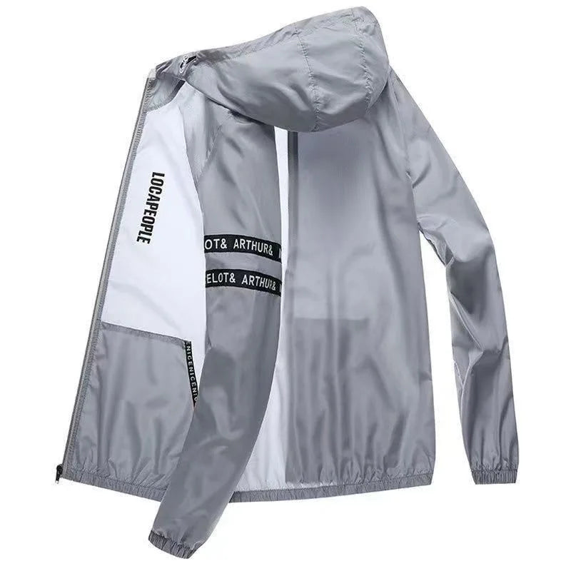 Coupe-vent cycliste ultraléger à capuche — Protection UV, du M au 5XL