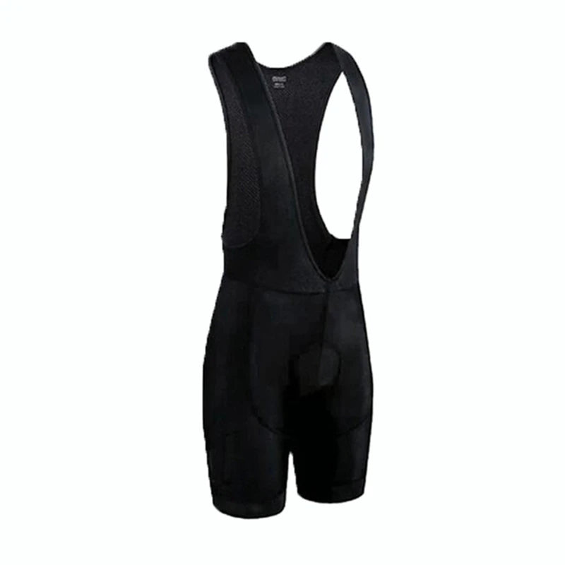 Cuissard à bretelles (bib shorts) noir inclus dans l'ensemble, vue de dos avec rembourrage gel