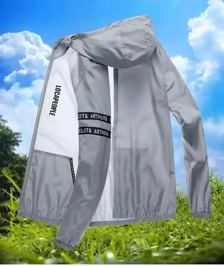 Coupe-vent cycliste ultraléger à capuche — Protection UV, du M au 5XL