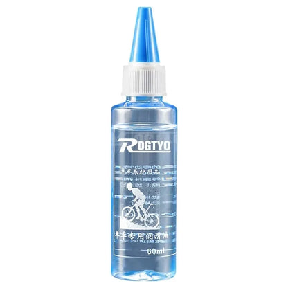 Flacon unique Rogtyo 60ml d'huile de chaîne cire sèche sur fond blanc (variante 1 flacon)