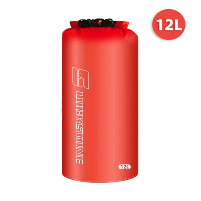 Sac étanche rouge 12L — variante Red 12L, vue de face sur fond blanc