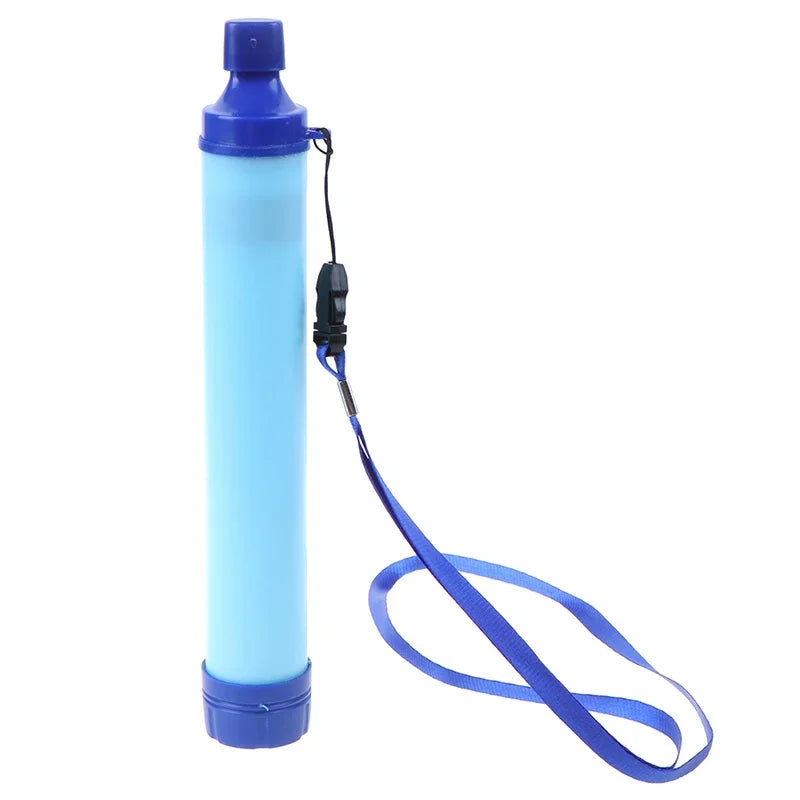 Filtre à eau à paille — Filtration 4 étapes, portable, sans batterie ni produit chimique