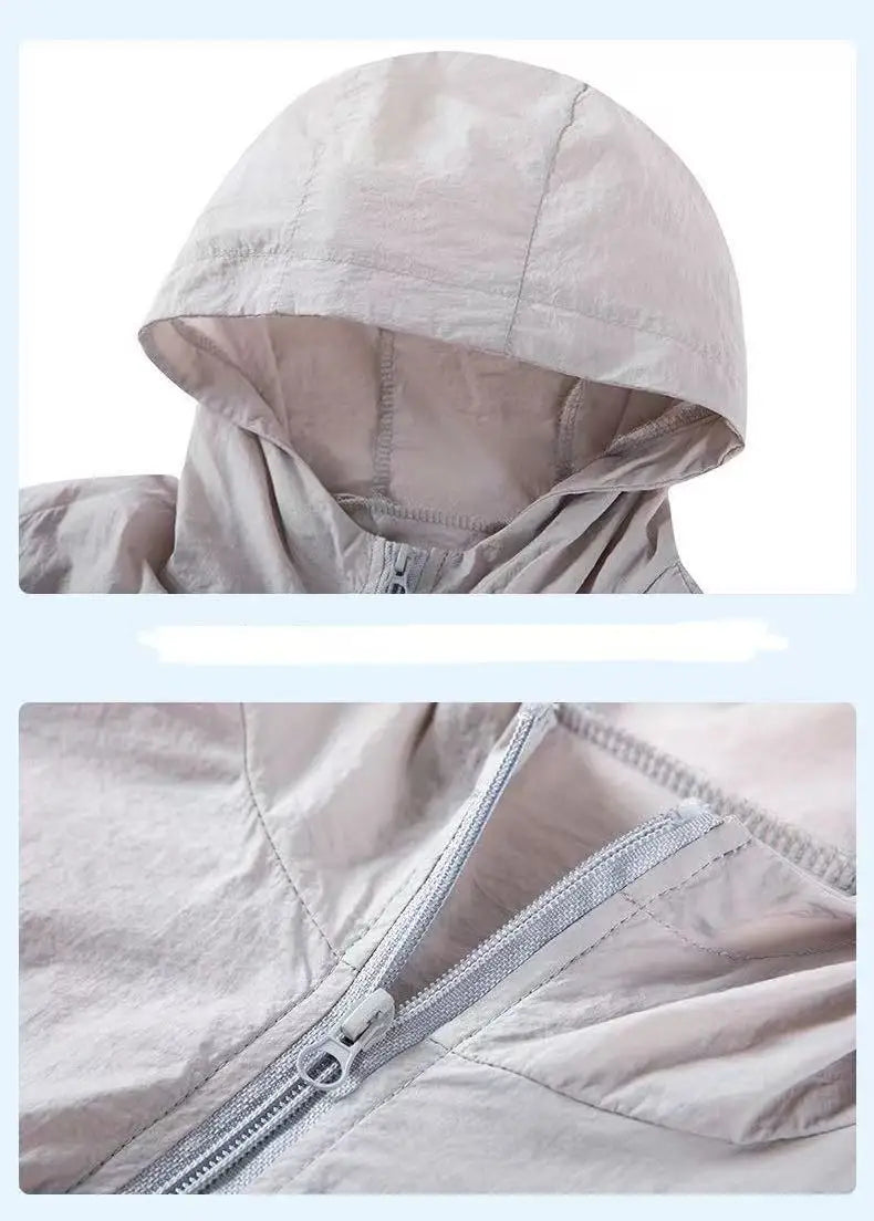 Coupe-vent cycliste ultraléger à capuche — Protection UV, du M au 5XL