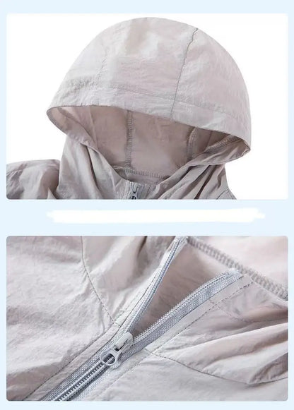 Coupe-vent cycliste ultraléger à capuche — Protection UV, du M au 5XL