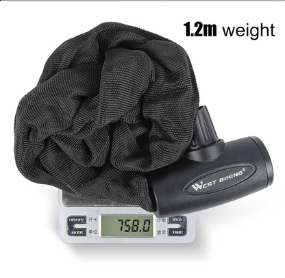 Comparatif des poids annoncés par le fournisseur pour trois longueurs : 0,6 m/410 g, 0,9 m/570 g, 1,2 m/750 g