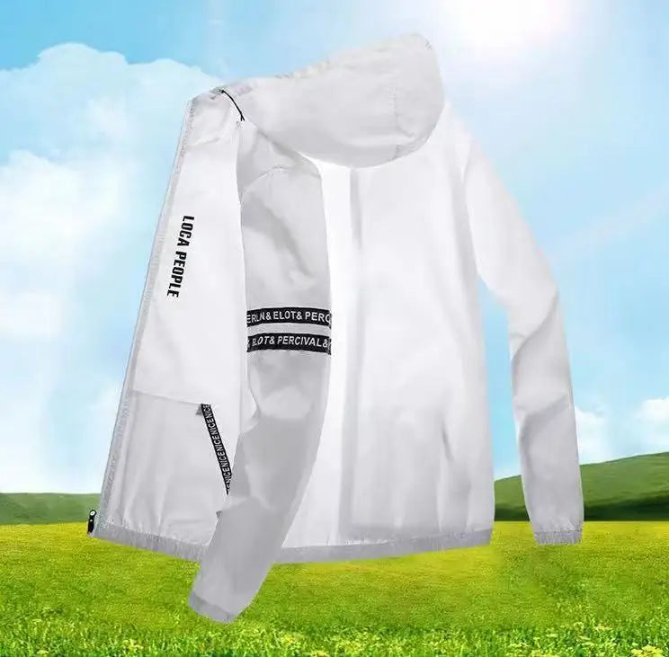 Coupe-vent cycliste ultraléger à capuche — Protection UV, du M au 5XL