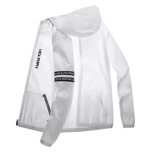 Coupe-vent cycliste ultraléger à capuche — Protection UV, du M au 5XL