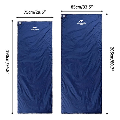 Sac de couchage Naturehike LW180 — 3 saisons, couplable en double, format enveloppe