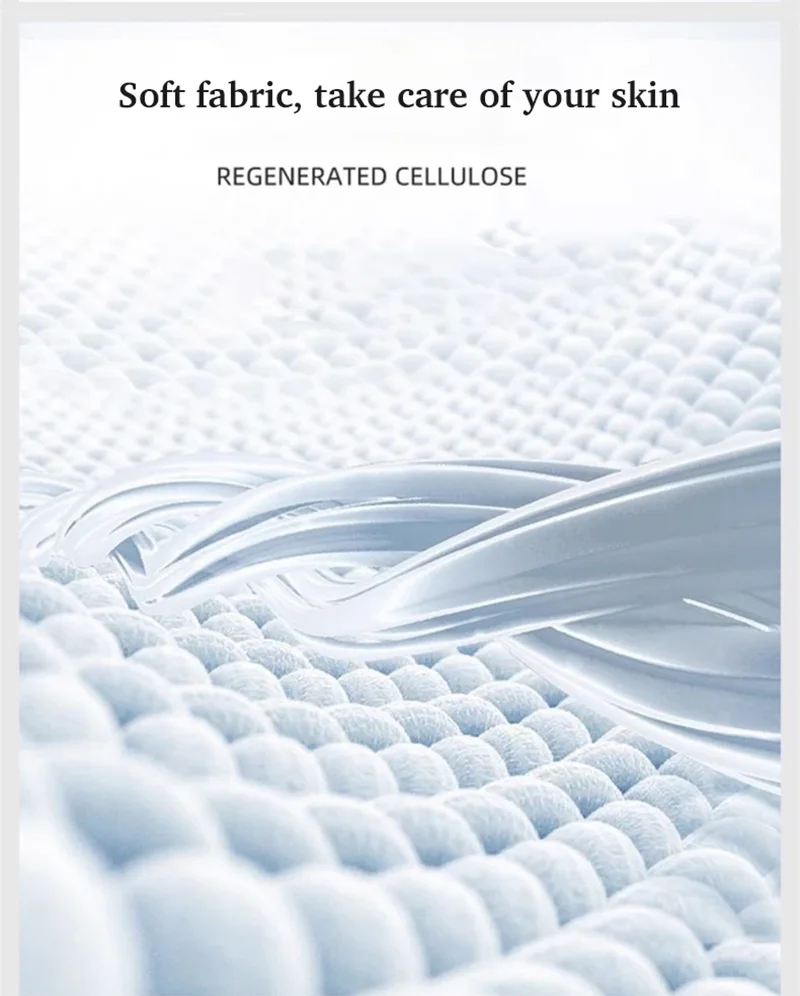 Doublure en cellulose régénérée — macro tissu intérieur doux, 'Soft fabric take care of your skin'