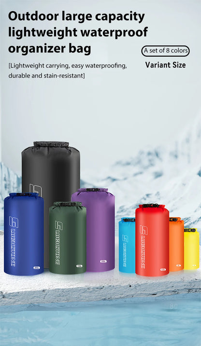 Grille des 8 coloris disponibles avec les tailles correspondantes