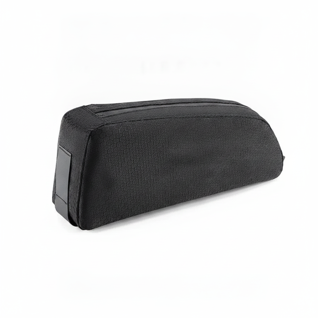 Sacoche de cadre Velotrip top tube noire — vue studio isolée